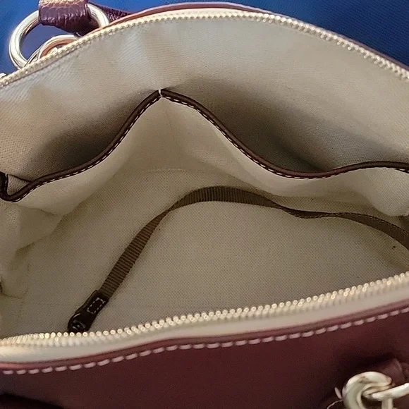 Dooney & Bourke Lucca Leather Satchel - Picture 8 of 13